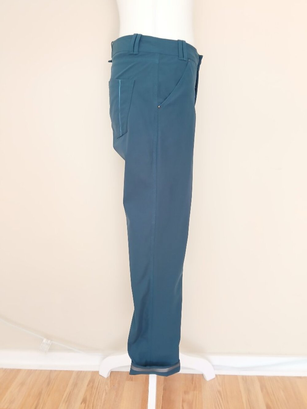 Lululemon Zip Up Pant Teal Size 8 - Picture 4 of 7